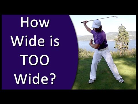 Golf for Beginners – Golf Stance Width (From Golf's #1 Instruction System – RST) Golf for Beginners - Golf Stance Width (From Golf's #1 Instruction System - RST)