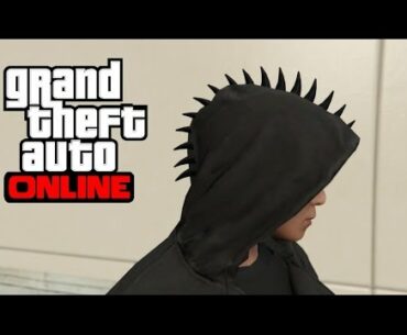 GTA 5 Online - How to Wear a Spiked Hoodie