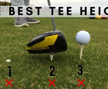 THE PERFECT TEE HEIGHT FOR ALL CLUBS