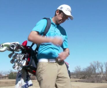 TGW 14-Way Deluxe Stand Bag on the Golf Course