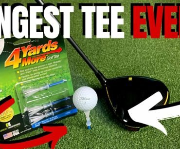 THE LONGEST TEE EVER? 4 MORE YARDS? REALLY?!