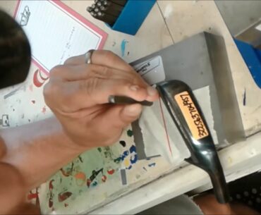 The Stamping Table   ( the tool to hand stamping putter wedges golf clubs)