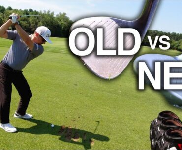 OLD vs. NEW WEDGE GROOVES [SPIN TEST]
