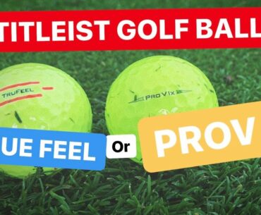 TITLEIST GOLF BALLS TRUE FEEL OR PROV 1X