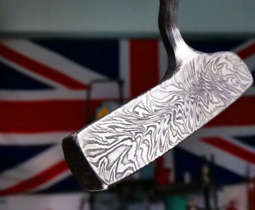 MAKING A DAMASCUS GOLF PUTTER!!! Part 2