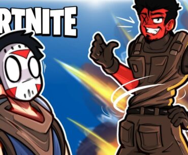 FORTNITE BR - BEST FLY EXPLOSIVES TACTICS EVER! (Golf Kart Guided Rockets) With Cartoonz!