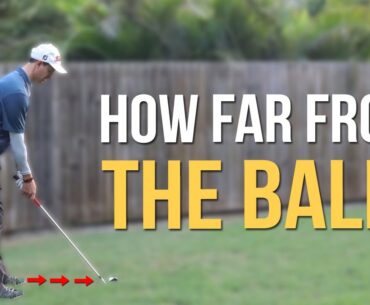 Stance Distance From Golf Ball