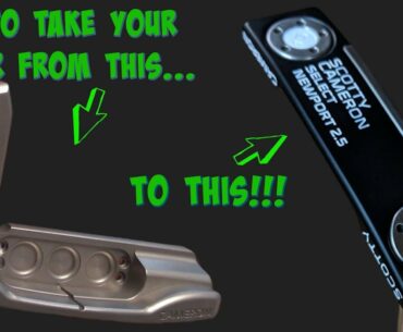 How To Black Out Your Putter (Putter Customization)