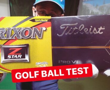 GOLF BALLS TITLEIST PROV1 or SRIXON ZSTAR TEST