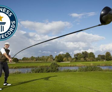 Longest 'usable' golf club - Guinness World Records 2015