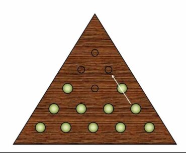 How to Solve the Triangle Golf Tee Puzzle (The Kind in Cracker Barrel)