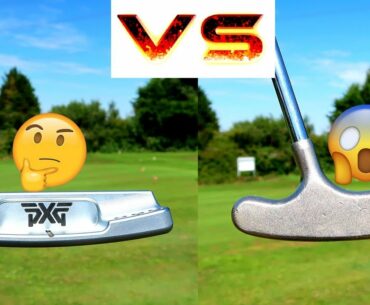 EXPENSIVE PXG PUTTER Vs CHEAP MINI GOLF PUTTER