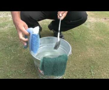 Golf Tips & Etiquette : How to Clean Golf Clubs