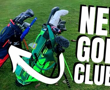 PLAYING WITH YOUR NEW GOLF CLUBS FOR THE FIRST TIME!