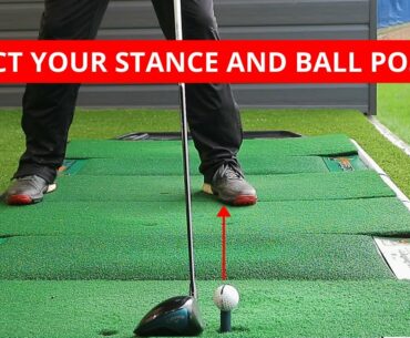 HOW TO GET THE CORRECT STANCE AND BALL POSITION EACH TIME