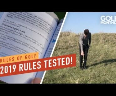 2019 Rules Tested I Rules Of Golf I Golf Monthly