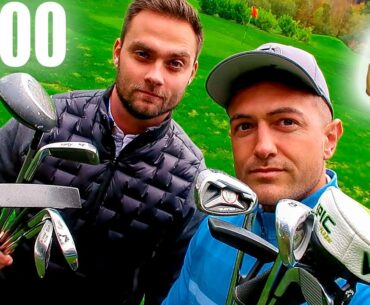 £5 SECOND HAND GOLF CLUB CHALLENGE!! We play with clubs from the DUMP...