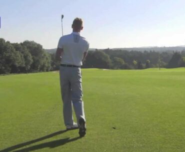 Golf Awkward Lie Ball Above Stance