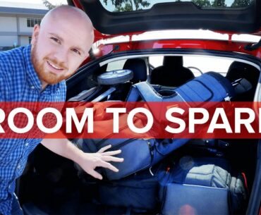 Model Y Cargo Space is FANTASTIC - Fitting Suitcases, Golf Clubs, Stroller & More
