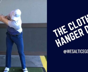 GOLF: THE CLOTHES HANGER DRILL