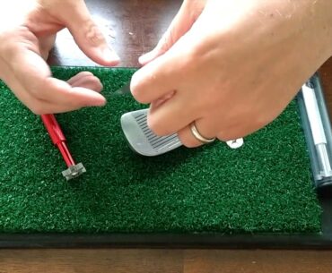 Golf Club Groove Sharpener - how to use your 6-head Groove Sharpener
