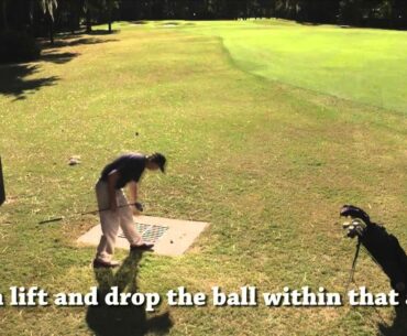 Rules of Golf: Rule 24-2 - Immovable Obstructions