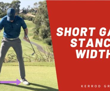 GOLF: SHORT GAME STANCE WIDTH
