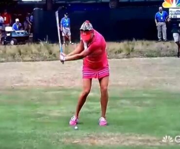 Lexi Thompson ball back in stance