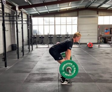 BB Wide Grip Deadlift