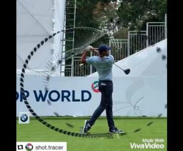 Tony Finau golf swing shottracer motivation! #Subscribe & #HitTheBell #alloverthegolf