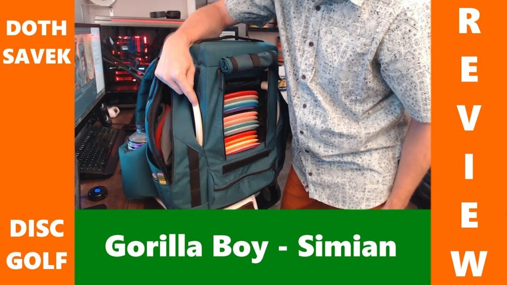 Gorilla Boy Simian disc golf bag review FOGOLF