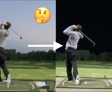 Hitting Golf Balls From Light To Dark - GM GOLF