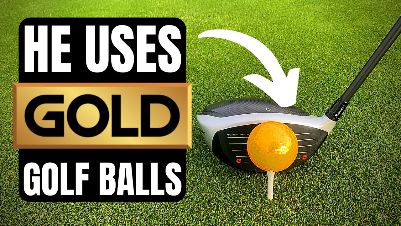 MEET THE MAN WHO PLAYS WITH GOLD GOLF BALLS! - FOGOLF - FOLLOW GOLF