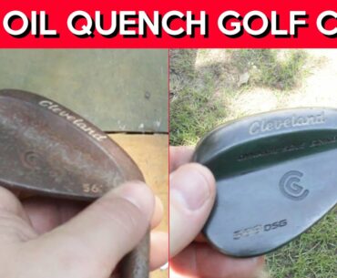 DIY Golf Club Oil Quench - First Attempt