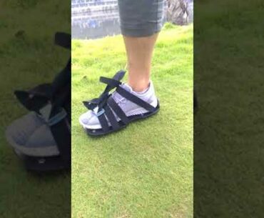 Lawn Aerator Shoes, 4 Aluminum Alloy Buckles Spiked Aerating Lawn Sandal