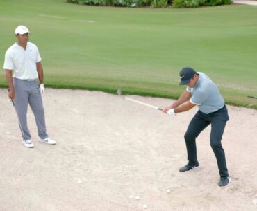 Bunker Technique with Tiger Woods & Jason Day | TaylorMade Golf