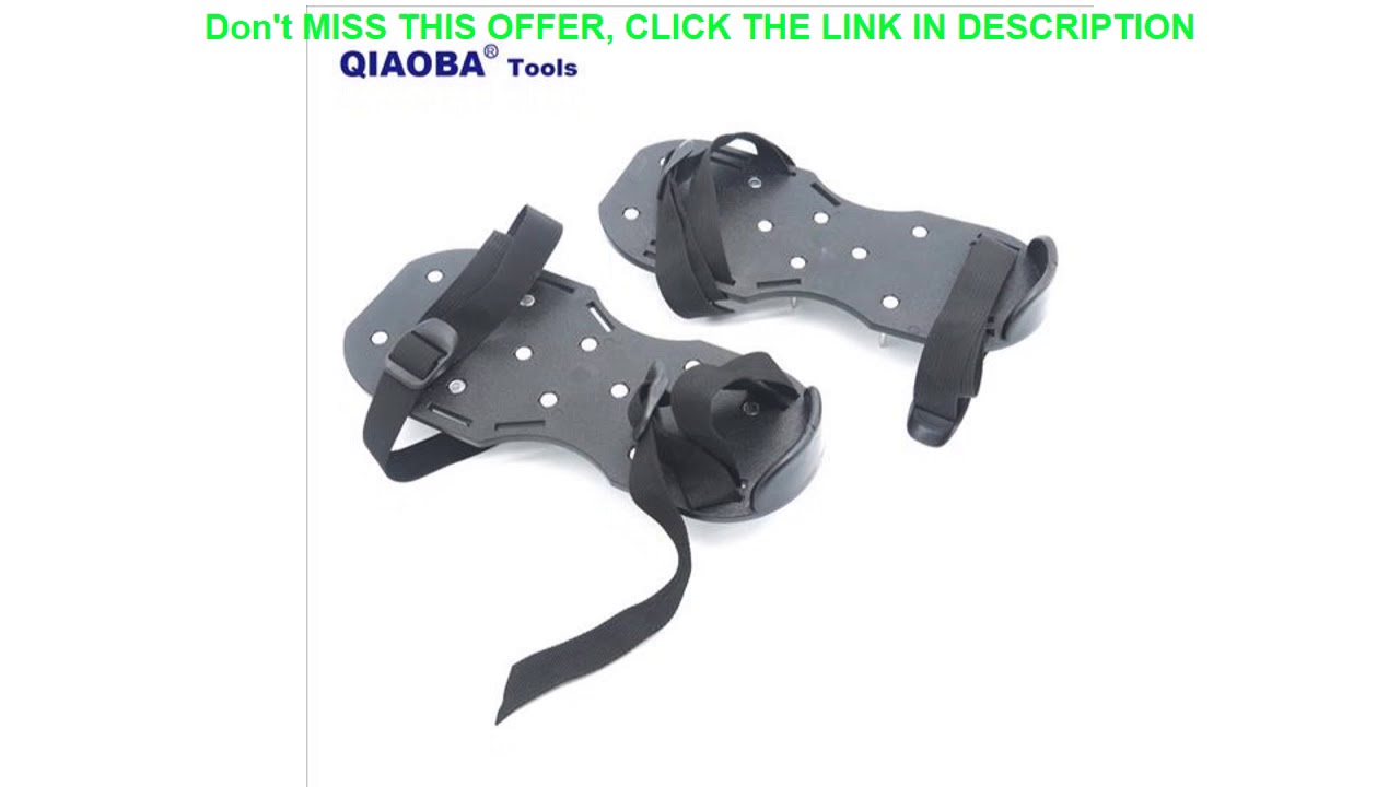 Slide spiked shoes for epoxy while levelling floor tools Slide spiked shoes for epoxy while levelling floor tools