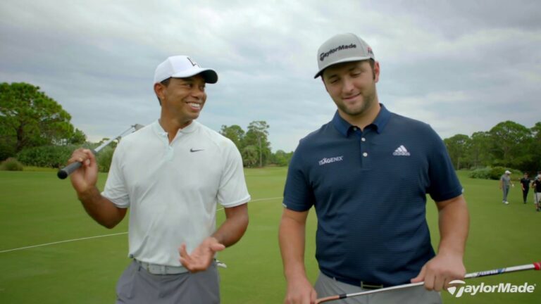 When Tiger Woods First Met Jon Rahm | TaylorMade Golf - FOGOLF