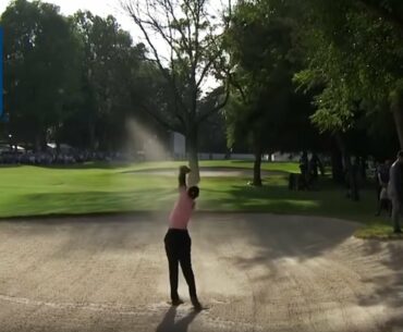 That unbelievable Tiger Woods' fairway bunker shot | WGC Mexico 2019
