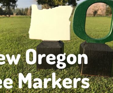 Oregon Golf Tee Markers...Custom Made
