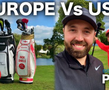EUROPE (RICK) Vs USA (PETE) - 2nd Hand Golf Club Challenge Pt 2