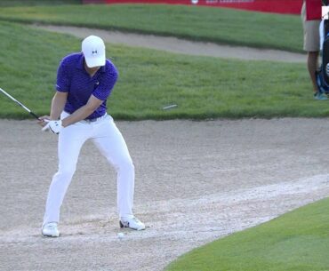 Jordan Spieth - slow motion golf swing - bunker