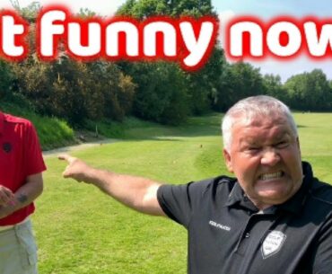 NEW GOLF CLUBS AND A 77 YRS OLD GOLFER ARE KICKING OUR BACKSIDES
