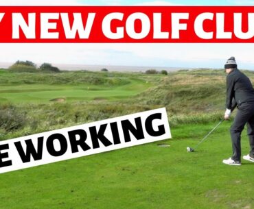 MY NEW GOLF CLUBS ARE WORKING - LINK GOLF COURSE VLOG