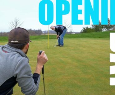 Backyard Golf Course Opening Day