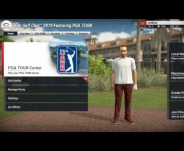 The Golf Club 2019 - How to edit golfer - add watch, glasses, hats, shoes, clubs