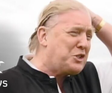 Donald Trump interview on his golf course & hair | Channel 4 News