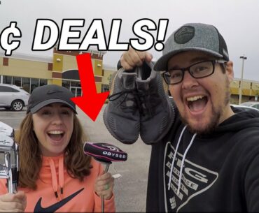 LUCKY 99¢ THRIFT STORE GOLF CLUB FINDS!! (Ashley's New Irons?)