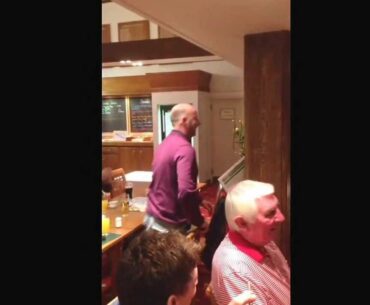 What happens when my dad gets hold of your golf clothes!