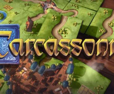 Carcassonne - The Board Game of Tiles & Tactics! (4 Player Gameplay)